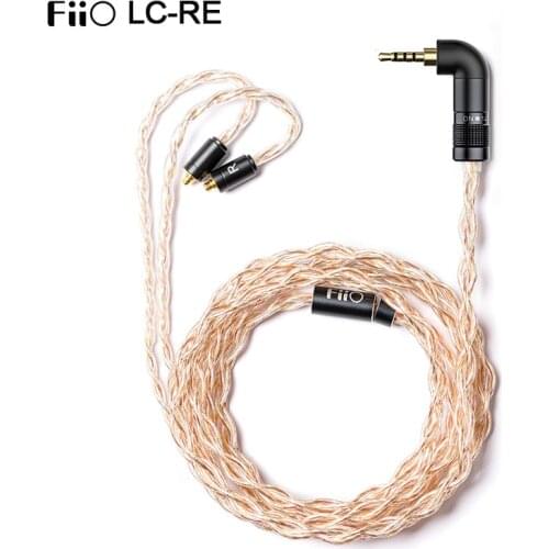 FiiO LC-RE/ LC RE Tri-Metallic Swappable plug headphone cable MMCX/0.78mm Include 3plugs 3.5SE 2.5Balanced 4.4Balanced
