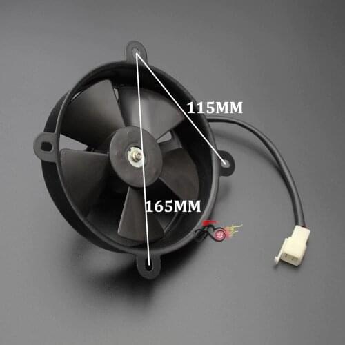 12V 6" Inch Radiator Thermo Electric Cooling Fan For 150cc 200cc 250cc Quad Dirt Bike ATV Buggy