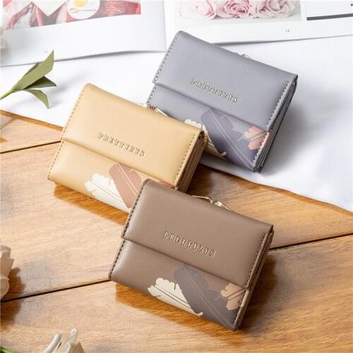 Wallet Womens Short Multi-card Coin Purse Card Bag Folding Wallet