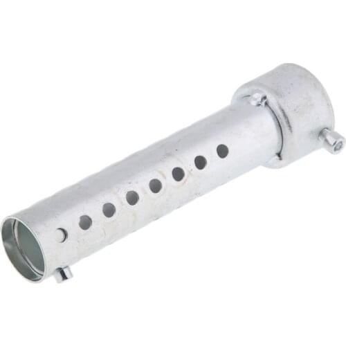 1.38'' Motorbike Exhaust Muffler Insert Baffle Can DB Killer Silencer Silver Adjustable & Removable Corrosion-Resistant