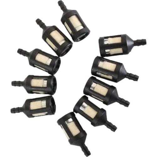 10 Piece Universal Fuel Filters ZF-1 Replacement Part For Chainsaw Trimmer