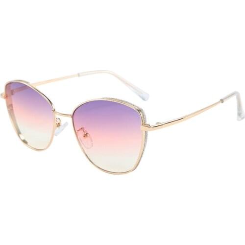 2019 Vintage Metal Frame Sunglasses Women Oval Eyegasses for Men Outdoor Club Shades Oculos De Sol Feminino UV400 809DF
