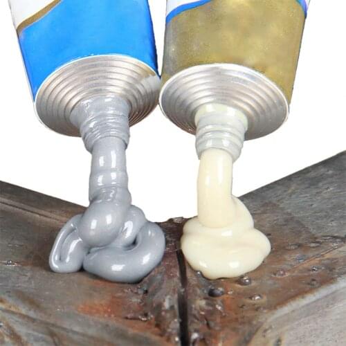 65g / 100g Metal Repairing Adhesive Super Glue For Iron Steel Auto Radiator Water Special Leakage Plugging Welding Glue DIY Tool