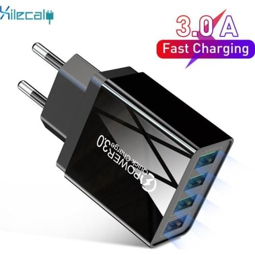 Quick Charge 3.0 For iPhone Charger Wall Fast Charging For Samsung S10 S9 S8 Plug Xiaomi Mi Huawei Mobile Phone Chargers Adapter