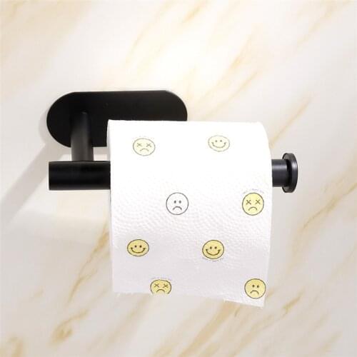 Stainless Steel Toilet Paper Roll Holder Self Adhesive Wall Mounted Toilet Wall Mount Toilet Paper Holder For Kitchen Bathroom