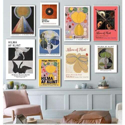 Hilma af Klint Swedish Quote Art Print Inspirational Poster Sweden Scandinavian Modern Canvas Painting Prints Home Wall Decor