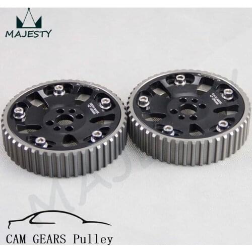 CAM GEARS PULLEY KIT for SKYLINE RB20 RB25 RB26 R32 R33 R34 black