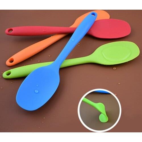 Kitchen Spatula Soup Spoon Kitchenware Silicone Bakeware Utencil Spoons And Scoop Cooking Tools