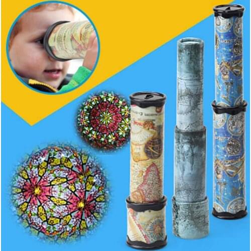 30/27/21cm Kids Scalable Rotating Kaleidoscopes Advanced Rotation Adjustable Fancy Color World Toys toys for boys