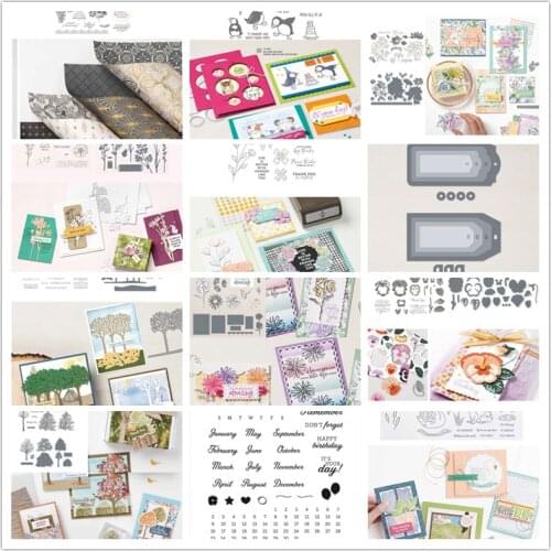 Metal Cutting Dies and Stamps DIY Scrapbooking Craft Paper Card Embossing Knife Mold Metal Cutting Die For Scrapbooking New 2021