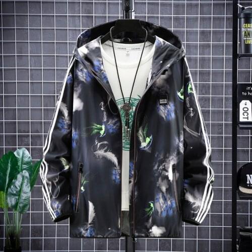 10XL 9XL 8XL 7XL 6XL Coat Men Spring Autumn 2020 New Arrival Fashion Korean Version Hooded Casual Jacket Men Men Clothing