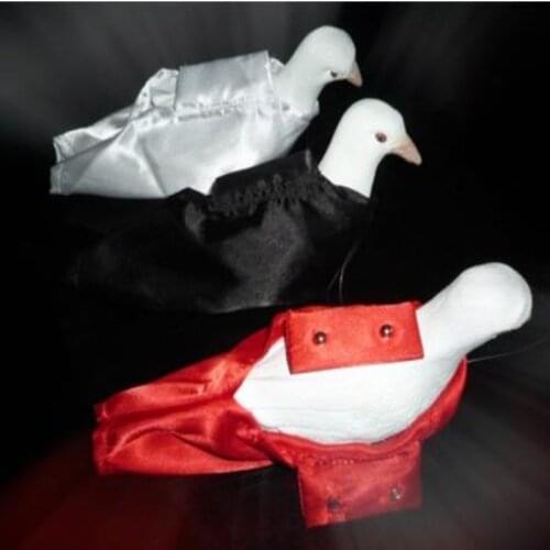 Pack Of 2,Single Hand Dove Appearing Pocket Magic Trick Red,Black,White Color For Choice,Stage Magic,Fun,Dove Magic Accessories