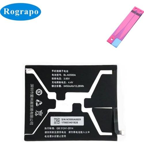 Original 3450mAh BL-N3500A Mobile Phone Replacement Battery For Gionee elife S10 Dual SIM TD-LTE Accumulator