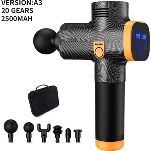 Deep Tissue Massager Fascia Gun Muscle Relaxation A2 A3 Massage Gun Therapy Vibrator Shaping Pain Relief Back Foot Massager