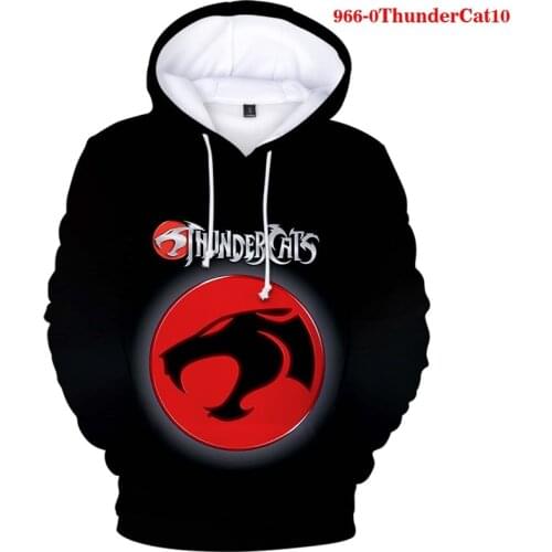 Mens Hoodies Sweatshirt for Boys Funny Thundercats 3D Printed Casual Hoodies Streatwear ThunderCat Harajuku Hoodie Plus Size
