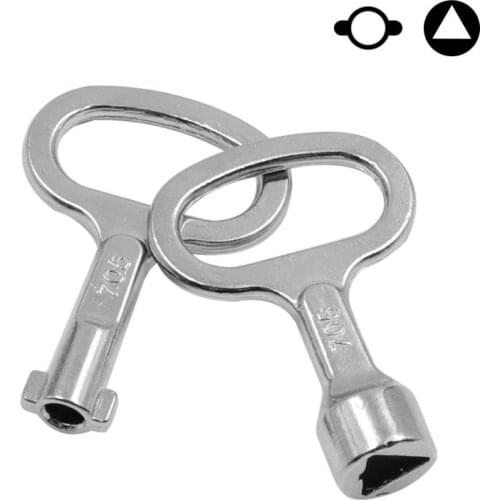 1pcs Elevator Door Keys Universal Electric Cabinets Metro Train Triangular Key Inspect Repair Wrench Hand Tools Accessoires