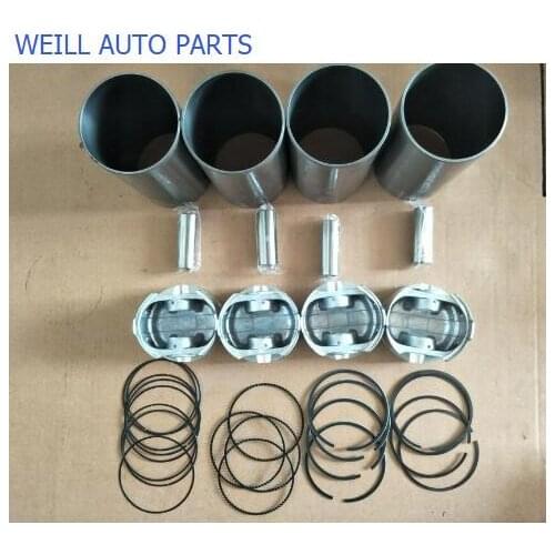 WEILL Four matching (Cylinder Liner Piston ring piston pin) for great wall HAVAL H3 H5 4G64 engine