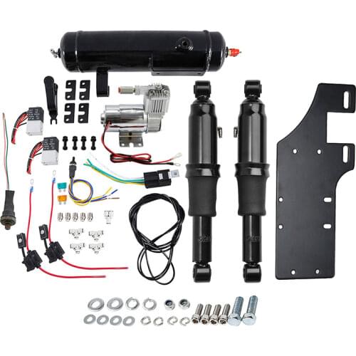 Motorcycle Rear Air Ride Suspension Air Tank For Harley Road Electra Street Glide King Touring Models 1994-2020