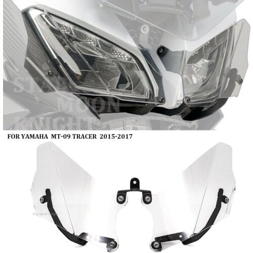 Motorcycle Headlight Protection Protector Headlight Film Guard Front Lamp Cover For YAMAHA MT-09 TRACER 2015 - 2017 MT09 Tracer