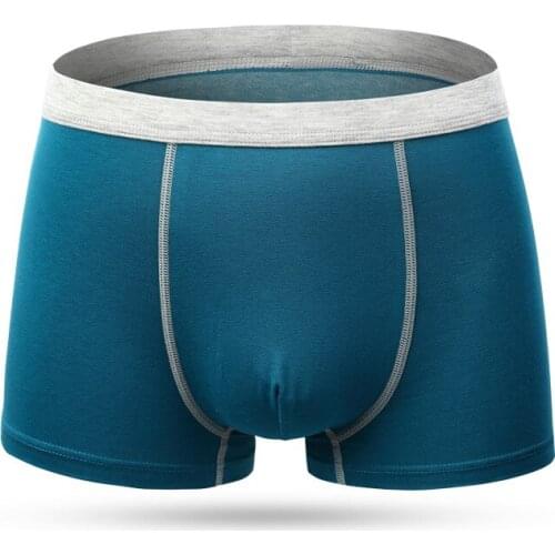 10 pcs wholesale-Underpants four corner shorts Organic cotton U convex male Boxer underwear