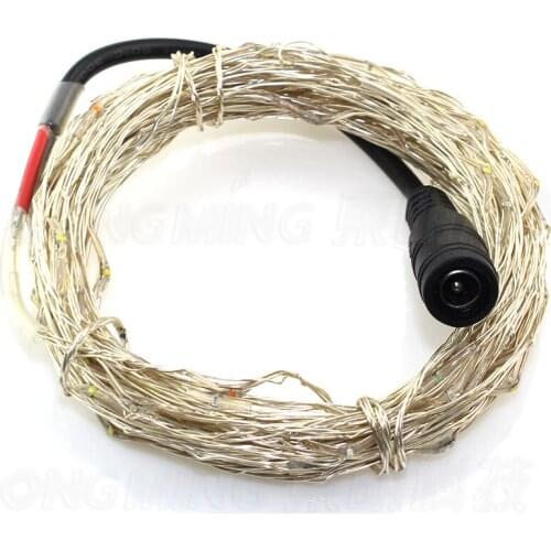 100m 10pcs * 10m 10leds/m Aluminum string Christmas Light White Blue wedding lights Pink RGB LED String Light with DC connector