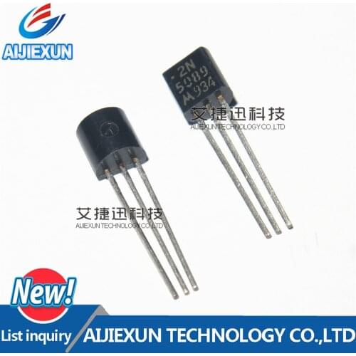 50Pcs 2N5089 TO-92-3 NPN EPITAXIAL SILICON TRANSISTOR in stock 100% New and original