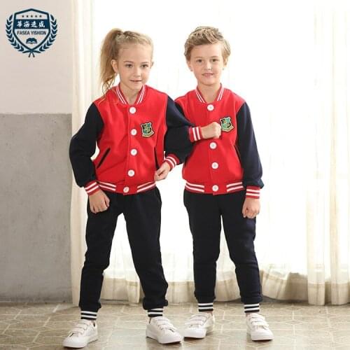 Childrens Primary School Uniform Kids Kindergarten Uniforms Students British Style Academic Suit Kindergarten Uniform D-0509