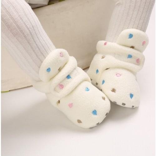 Baby Socks Shoes Boy Girl Stars Newborn Toddler First Walkers Booties Cotton Comfort Soft Anti-slip Infant Crib Shoes