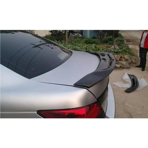 For Honda Accord spoiler 2008 09 10 11 12 2013 year real glossy carbon fiber rear wing sport accessories body kit
