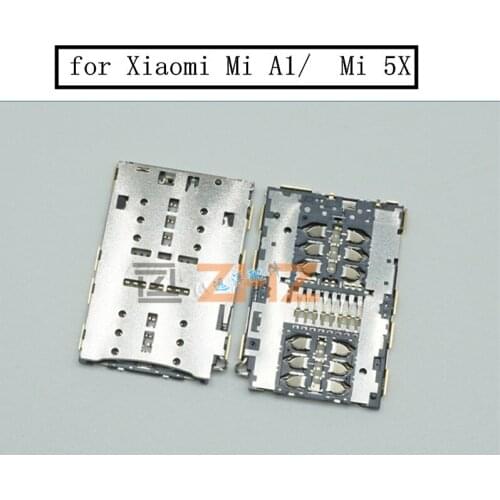 For Xiaomi Mi A1 Mi 5X Card Reader Nano SIM Micro SD Card Slot Reader Connector Socket Holder Tray Replacement Repair Spare Part