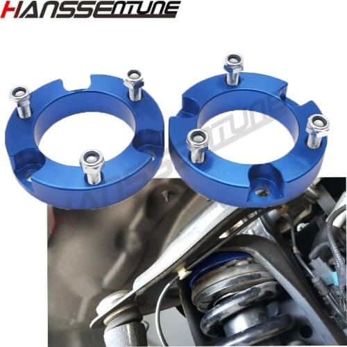 25mm Front shocks absorber coil spring strut spacer aluminum lift kit for Hilux 2005+ /Fortuner/ Prado 120/150/FJ