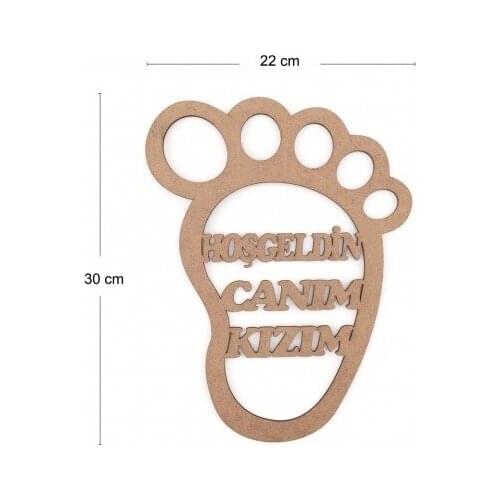 Can be painted Miniature Gadgets 10Adet Welcome 30x22 paintable decorative objects декоративные предметы под роспись