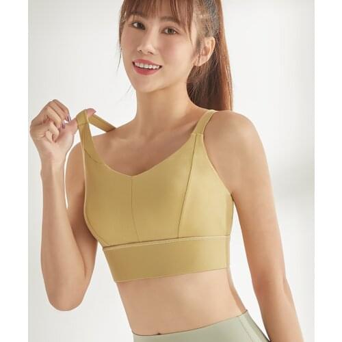 Soft Comfortable Yoga Women Bra Sprots Underwear New Style Fashion Nylon Shockproof Running Bra Womens Fitness Bra