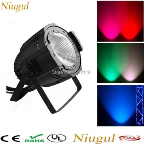 Niugul RGBW Aluminium 100W COB LED Par Light For Club Stage Party Bar LED Audience Lights/ DMX512 Background Stage Effect Lights