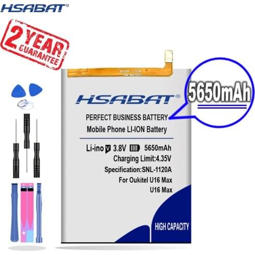 New Arrival [ HSABAT ] 5650mAh Replacement Battery for Oukitel U16 Max