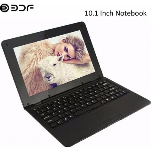 New 10.1 Inch Notebook Laptop Android Laptop Quad Core Android 6.0 Allwinner 1.5GHZ Bluetooth Wi-Fi Mini Laptop Netbook Laptop