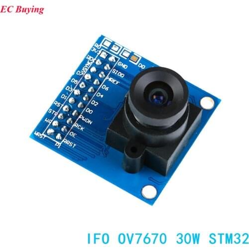 OV7670 FIFO VGA Camera Module CMOS 30W Pixel Image Sensor Board IIC I2C STM32 Microcontroller Driver for Arduino DIY Kit