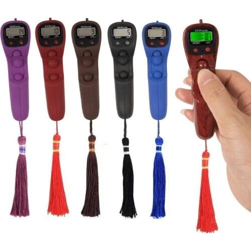 Portable Handheld Digital Beads Counter with Backlight Finger Game Toy Manual Reset Decompression Relaxation Tool