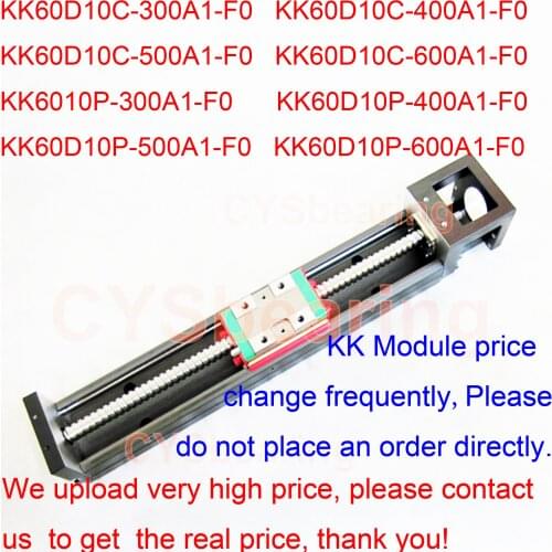 KK6010C Taiwan Industrial Robot Stage Module Kit C/P Precision KK60D10C-300A1-F0 300/400/500/600MM Original Taiwan Linear Slide