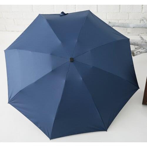 High quality male bussiness men sun rain Umbrella 5Fold parasol for adults pure 3 colors UV protection umbrella free shipping