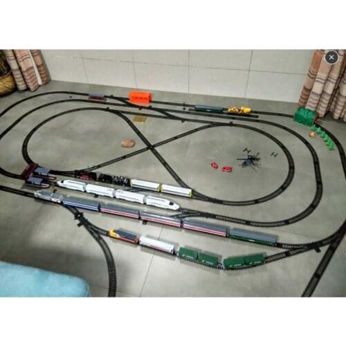 Railway Track Scene Accessories Cave Railway Crossing Station Road Resistance Childrens Toy Simulation Electric Train Model Boy