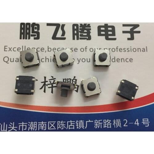 10PCS/lot Japan Omron B3SL-1022P waterproof and dustproof silicone tact switch 6*6*5 patch 4-pin button