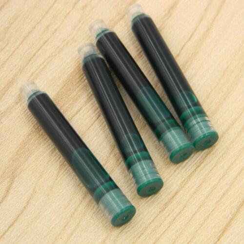 10pc GREEN color Fountain Pen Ink refill Converter Pump 3.4mm Cartridges Pen refill