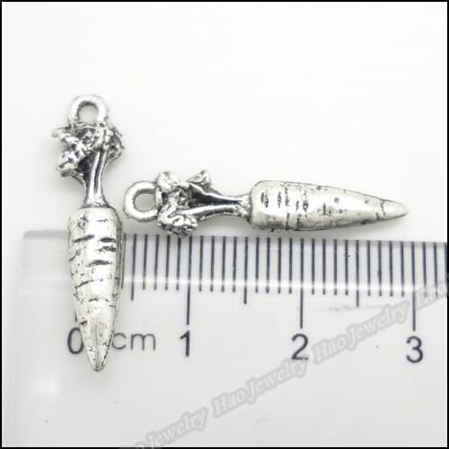 16pcs Charms Radish pepper Pendant Tibetan silver Zinc Alloy Fit Bracelet Necklace DIY Metal Jewelry Findings