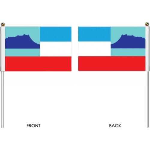 21*14cm Malaysia Sabah Malay Flag Indoor Outdoor Sports Events Hand Flag Procession Flags