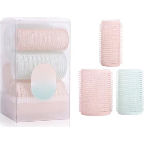 6Pcs/Set Hair Rollers Curlers Bangs Self-Adhesive Hair Volume Hair Curling Styling Tool for Women Girls DIY Makeup Tools