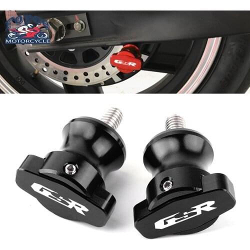 Motorcycle Accessories CNC Aluminum M8 Swingarm Spools Slider Stand Screw For Suzuki GSR 750 600 400 GSR400 GSR600 GSR750