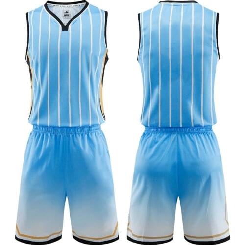 Basketball Jersey Men Sports Team Basketball Wear Quick Dry Breathable 100%Polyter Basketball Uniforms Set