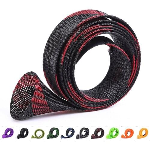 170cm*35mm Fishing Rod Cover PET Mesh Tube Telescopic Fishing Rod Bag Protector Handbag Fishing Tackle Accessories Gear
