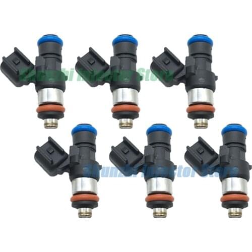 6pcs Fuel Injector Nozzle For 0280158091 ZZJ1-13-250A 842-12353 FJ1000 for FORD&MERCURY&LINCOLN&MAZDA FUSION / SABLE